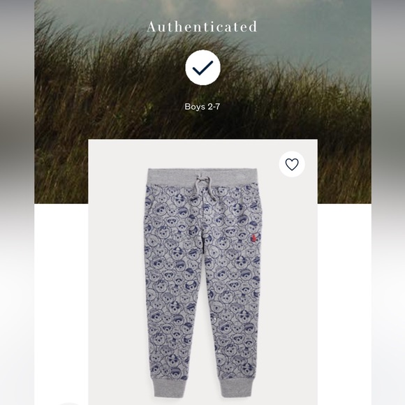 NWT Polo Bear Fleece Jogger Pant - Picture 2 of 8